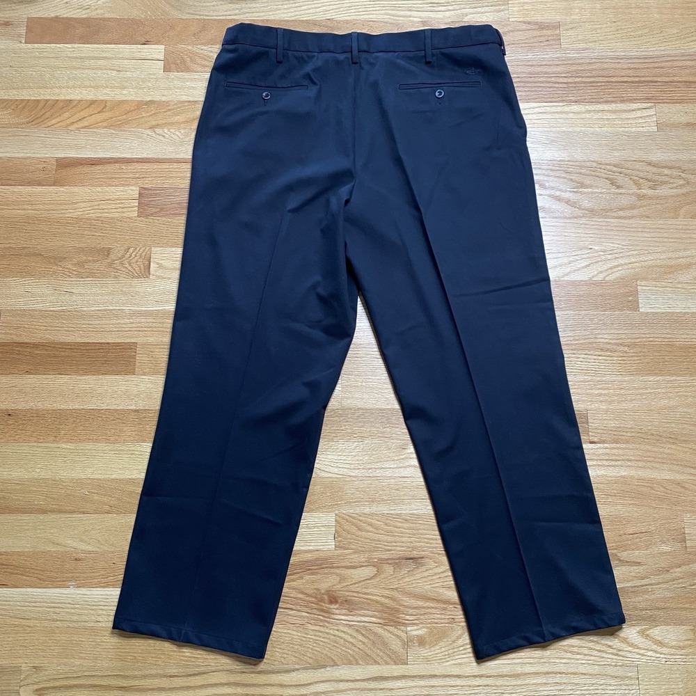 Dockers Chino Pants Men W42 L30 Black Straight Leg Stretch Cotton Teacher Work - Picture 3 of 10